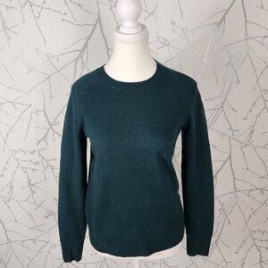 Banana Republic Forest Green 60% Merino Wool Crewneck Sweater